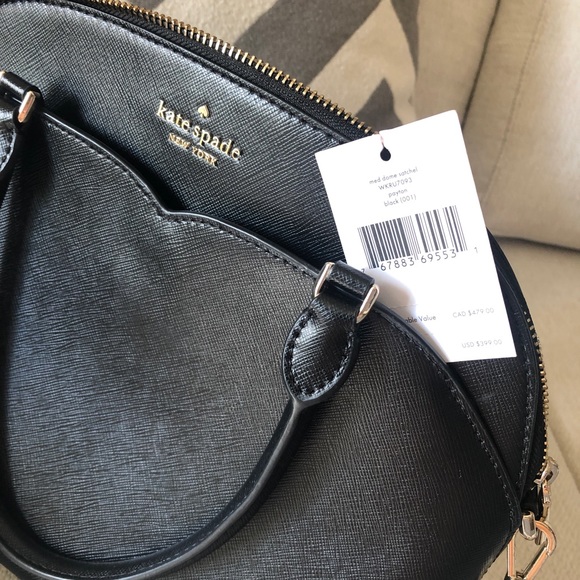 payton medium dome satchel BLACK - Picture 4 of 12